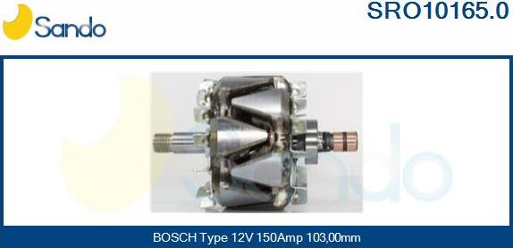 Sando SRO10165.0 - Ротор, генератор autozip.com.ua