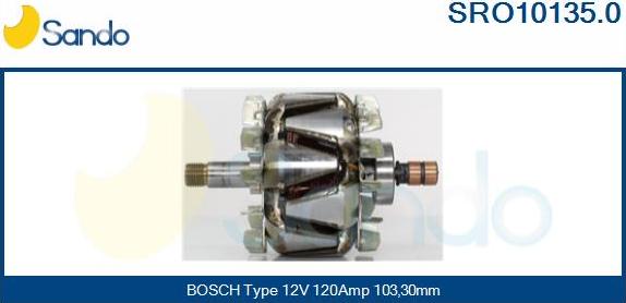 Sando SRO10135.0 - Ротор, генератор autozip.com.ua