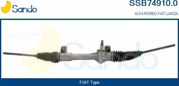 Sando SSB74910.0 - Рульовий механізм, рейка autozip.com.ua
