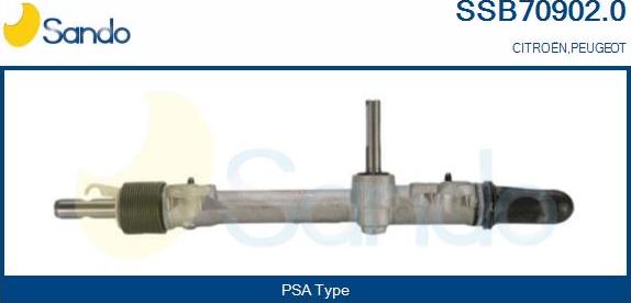 Sando SSB70902.0 - Рульовий механізм, рейка autozip.com.ua