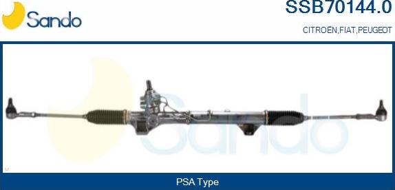 Sando SSB70144.0 - Рульовий механізм, рейка autozip.com.ua