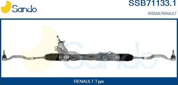 Sando SSB71133.1 - Рульовий механізм, рейка autozip.com.ua