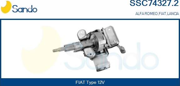 Sando SSC74327.2 - Рульова колонка autozip.com.ua