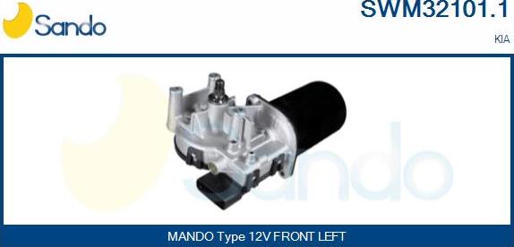 Sando SWM32101.1 - Двигун склоочисника autozip.com.ua
