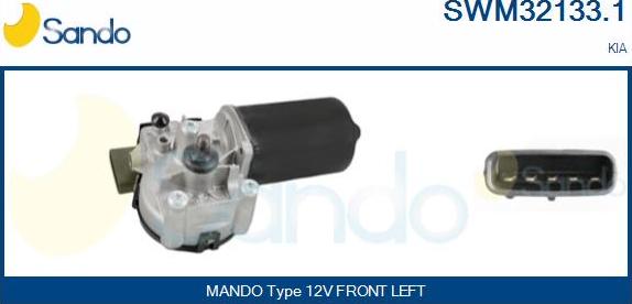 Sando SWM32133.1 - Двигун склоочисника autozip.com.ua