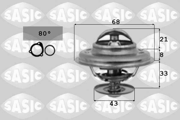 Sasic 9000036 - Термостат, охолоджуюча рідина autozip.com.ua