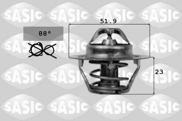 Sasic 9000168 - Термостат, охолоджуюча рідина autozip.com.ua