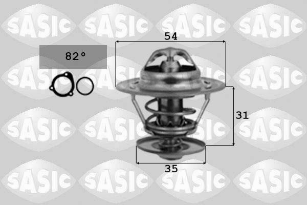 Sasic 9000163 - Термостат, охолоджуюча рідина autozip.com.ua