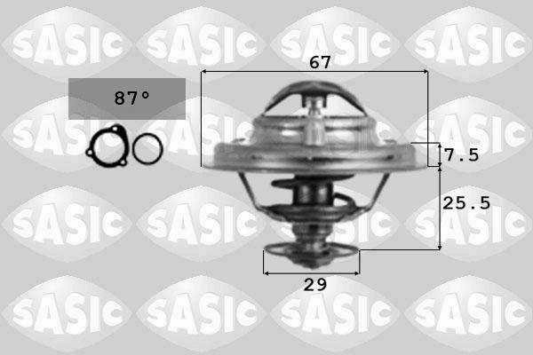 Sasic 9000162 - Термостат, охолоджуюча рідина autozip.com.ua