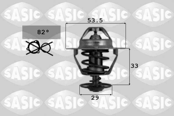 Sasic 9000107 - Термостат, охолоджуюча рідина autozip.com.ua