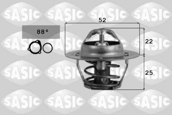 Sasic 9000185 - Термостат, охолоджуюча рідина autozip.com.ua