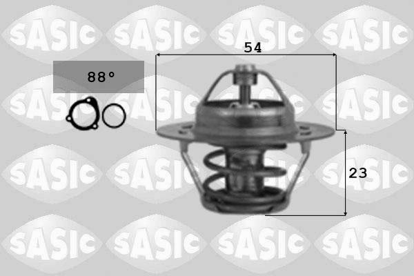 Sasic 9000131 - Термостат, охолоджуюча рідина autozip.com.ua
