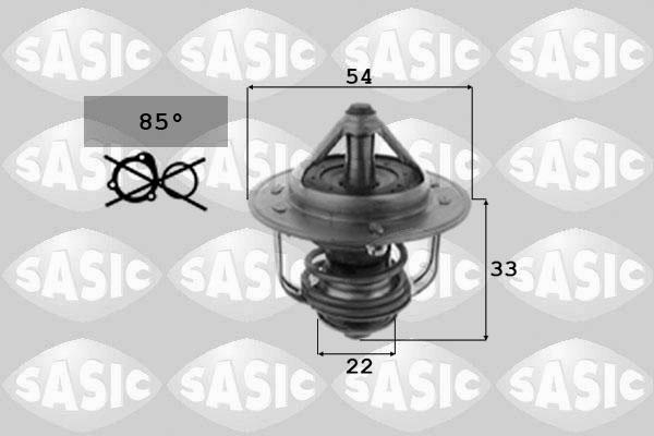 Sasic 9000122 - Термостат, охолоджуюча рідина autozip.com.ua