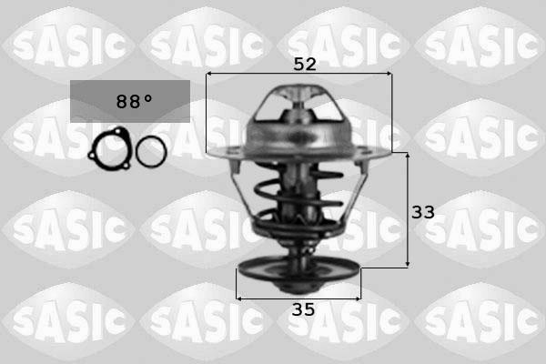 Sasic 9000347 - Термостат, охолоджуюча рідина autozip.com.ua