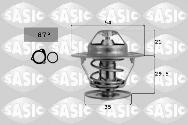 Sasic 9000387 - Термостат, охолоджуюча рідина autozip.com.ua
