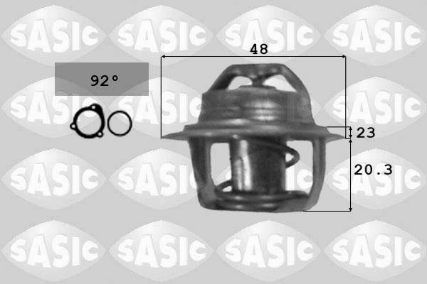 Sasic 9000295 - Термостат, охолоджуюча рідина autozip.com.ua