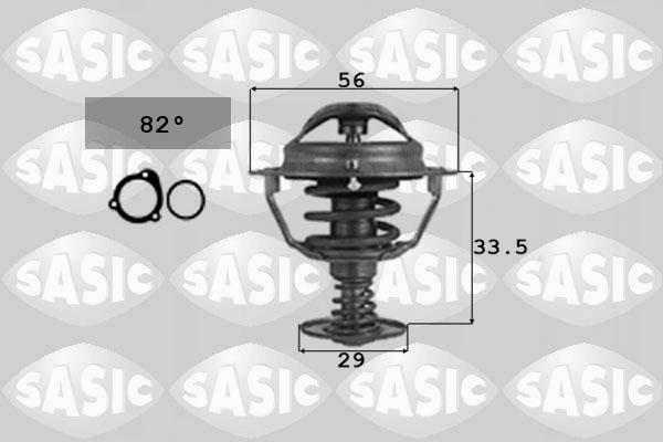 Sasic 9000739 - Термостат, охолоджуюча рідина autozip.com.ua