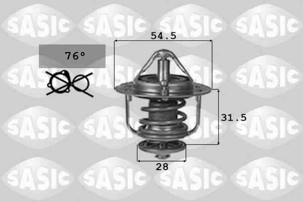 Sasic 9000725 - Термостат, охолоджуюча рідина autozip.com.ua