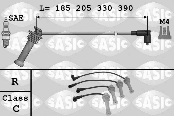 Sasic 9286043 - Комплект проводів запалювання autozip.com.ua