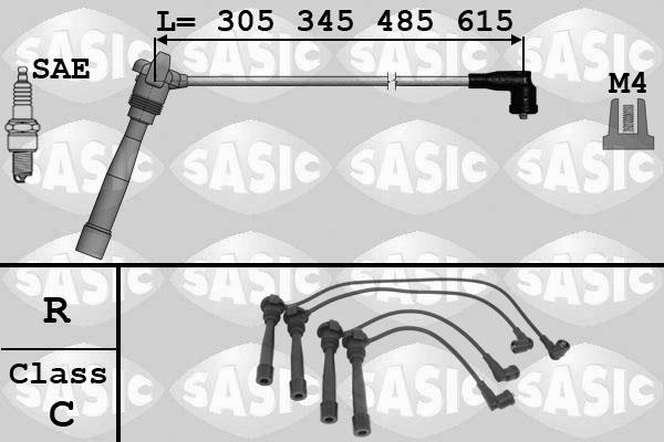 Sasic 9286047 - Комплект проводів запалювання autozip.com.ua