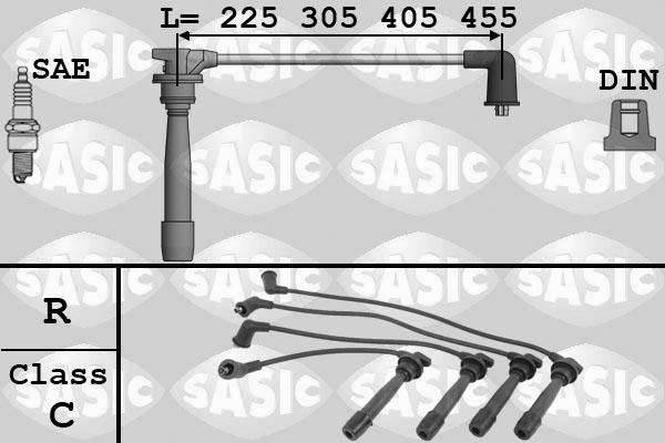 Sasic 9286051 - Комплект проводів запалювання autozip.com.ua