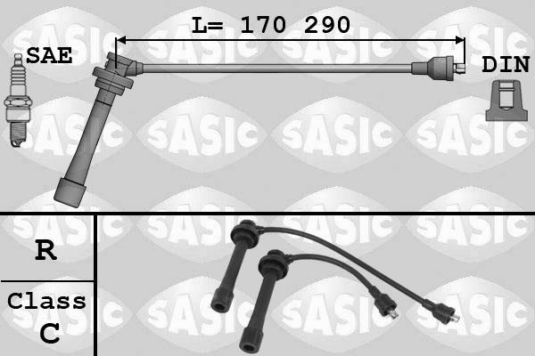 Sasic 9286062 - Комплект проводів запалювання autozip.com.ua