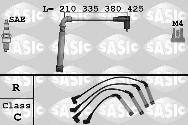 Sasic 9286085 - Комплект проводів запалювання autozip.com.ua