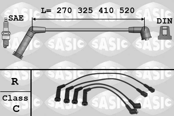 Sasic 9286077 - Комплект проводів запалювання autozip.com.ua