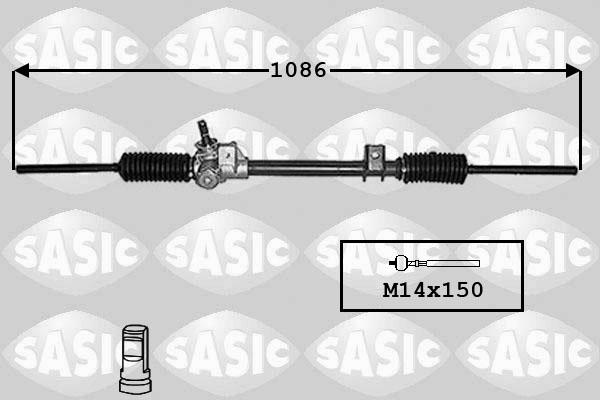 Sasic 4006009B - Рульовий механізм, рейка autozip.com.ua