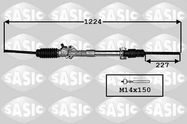 Sasic 4006019B - Рульовий механізм, рейка autozip.com.ua