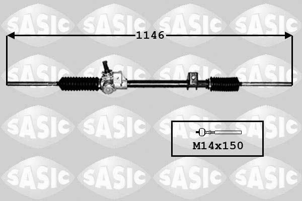 Sasic 4006015 - Рульовий механізм, рейка autozip.com.ua