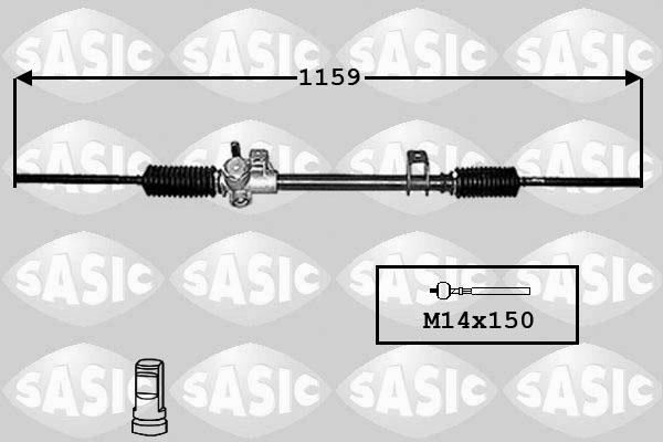 Sasic 4006011 - Рульовий механізм, рейка autozip.com.ua