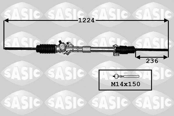 Sasic 4006024 - Рульовий механізм, рейка autozip.com.ua