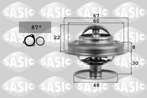 Sasic 4000356 - Термостат, охолоджуюча рідина autozip.com.ua
