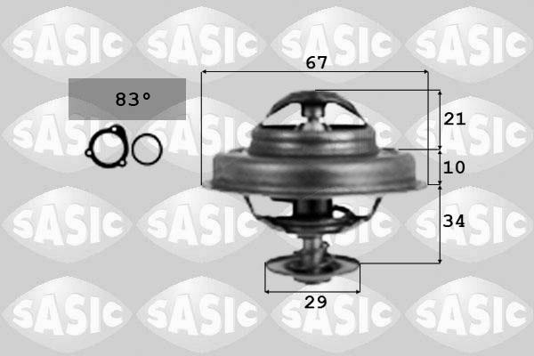 Sasic 4000368 - Термостат, охолоджуюча рідина autozip.com.ua