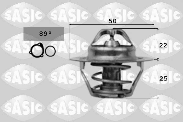 Sasic 4000363 - Термостат, охолоджуюча рідина autozip.com.ua