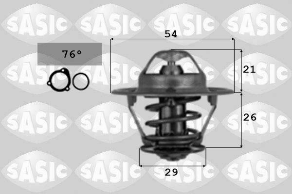 Sasic 4000367 - Термостат, охолоджуюча рідина autozip.com.ua