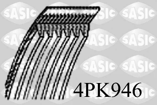Sasic 4PK946 - Поліклиновий ремінь autozip.com.ua