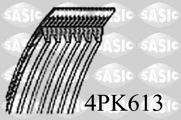 Sasic 4PK613 - Поліклиновий ремінь autozip.com.ua