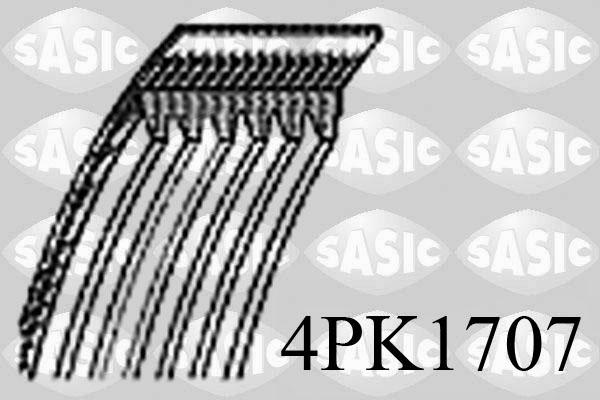 Sasic 4PK1707 - Поліклиновий ремінь autozip.com.ua