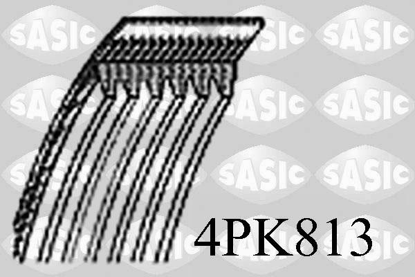 Sasic 4PK813 - Поліклиновий ремінь autozip.com.ua