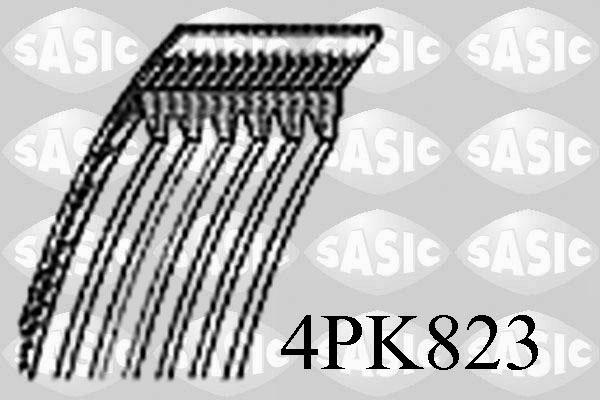 Sasic 4PK823 - Поліклиновий ремінь autozip.com.ua