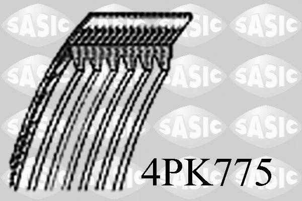 Sasic 4PK775 - Поліклиновий ремінь autozip.com.ua