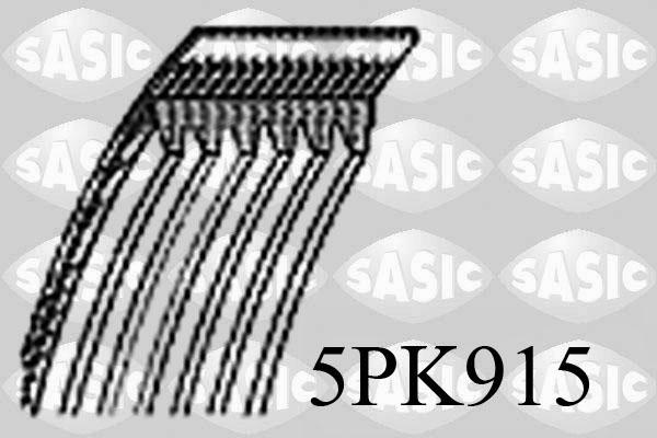 Sasic 5PK915 - Поліклиновий ремінь autozip.com.ua