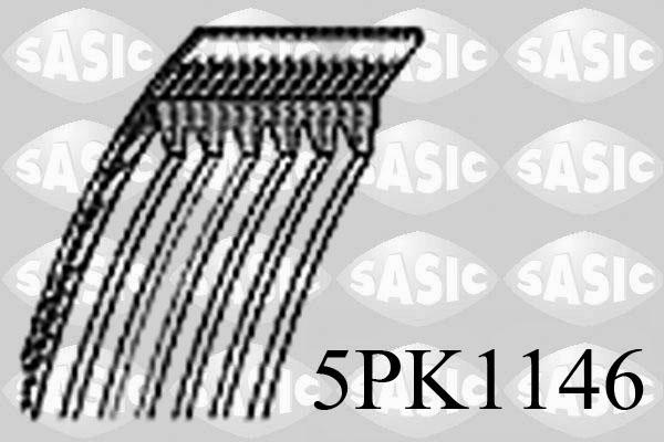 Sasic 5PK1146 - Поліклиновий ремінь autozip.com.ua