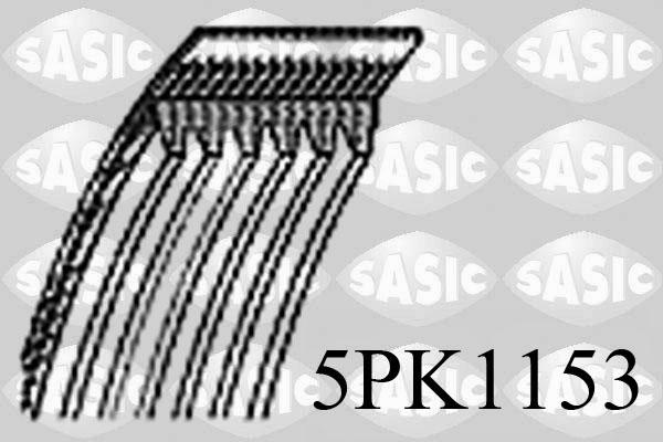 Sasic 5PK1153 - Поліклиновий ремінь autozip.com.ua