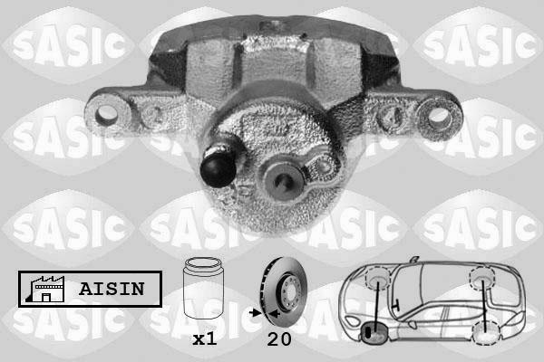 Sasic 6506092 - Гальмівний супорт autozip.com.ua