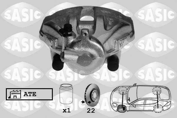 Sasic 6506050 - Гальмівний супорт autozip.com.ua