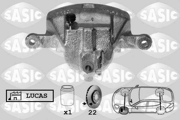 Sasic 6506144 - Гальмівний супорт autozip.com.ua