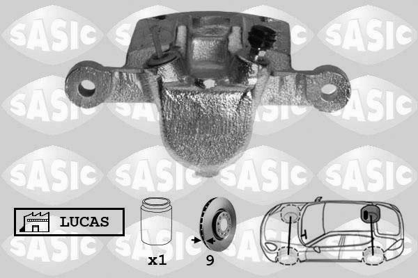 Sasic 6506155 - Гальмівний супорт autozip.com.ua